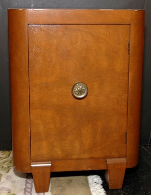 Lot 188 - Art Deco Style Mahogany Bedside Cabinet Height...