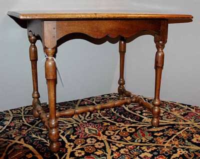 Lot 383 - Continental Baroque Walnut Side Table 18th...
