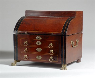 Lot 667 - Continental Neoclassical Ebonized and...