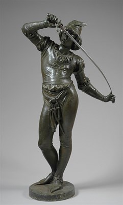 Lot 1184 - Ephraim Keyser 1850-1937 DASHING CAVALIER...