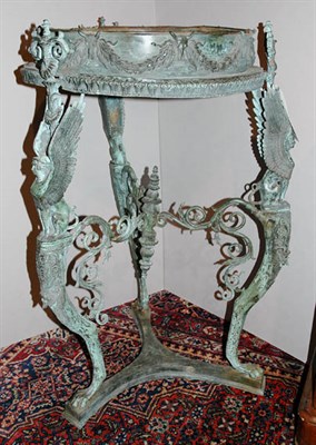 Lot 585 - Continental Neoclassical Style Bronze...