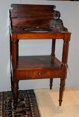 Lot 2184 - Federal Mahogany Wash Stand New England, circa...