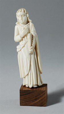 Lot 4235 - Continental Carved Ivory Figure 19th Century...