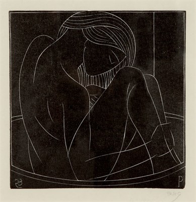 Lot 4237 - Eric Gill GIRL IN THE BATH (P. 194) Wood...