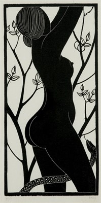 Lot 4240 - Eric Gill EVE (P. 380) Wood engraving, 1926,...