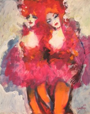 Lot 3041 - Geoffrey 20th Century TWO DANCERS Signed...