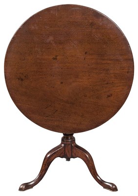 Lot 284 - George II Mahogany Tilt-Top Tripod Table...