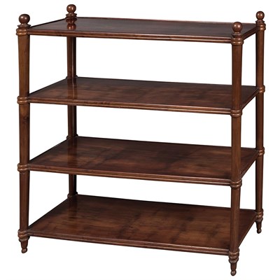 Lot 222 - Continental Mahogany Four-Tier Etagere Each...