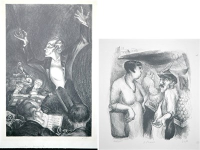 Lot 1139 - Mervin Jules MARKET; CRESCENDO Two lithographs,...