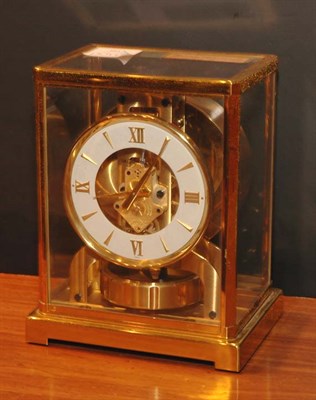 Lot 304 - Brass Mantel Clock
