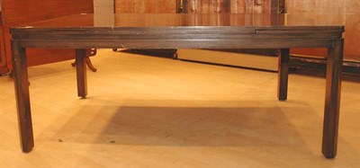 Lot 280 - Art Deco Style Stained Fruitwood Dining Table...