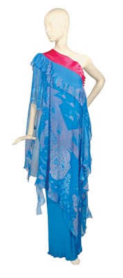 Lot 123 - Zandra Rhodes One Shoulder Dress English, 1982...