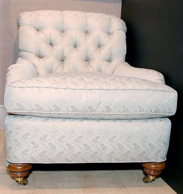 Lot 299 - Willaim IV Style Upholstered Lounge Chair