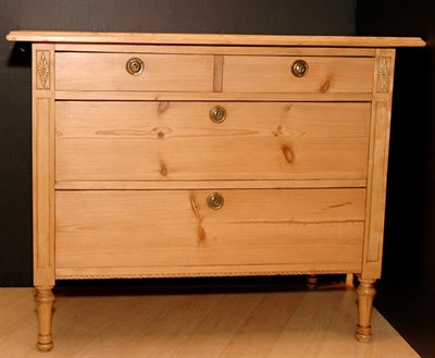Lot 308 - Provincial Pine Chest of Drawers Height 32...