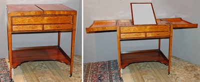 Lot 433 - George III Inlaid Satinwood Beau Brummel Late...