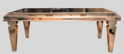 Lot 322 - Mirrored Coffee Table Height 18 inches, width...
