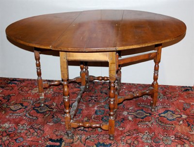 Lot 2322 - William and Mary Maple Drop-Leaf Gate Leg...