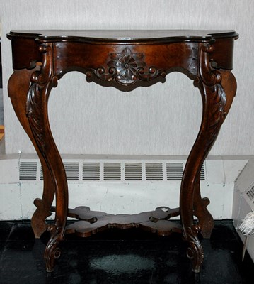 Lot 1241 - Louis XV Style Mahogany Console Height 35...