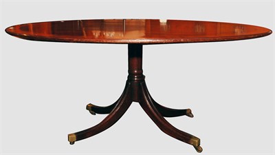 Lot 365 - Regency Style Inlaid Mahogany Breakfast Table...