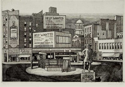 Lot 1116 - Armin Landeck ONE WAY STREET; SHERIDAN SQUARE,...