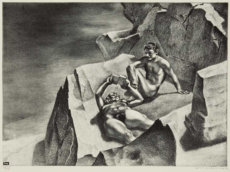 Lot 364 - Louis Lozowick ARTIST ON VACATION (F. 168)...