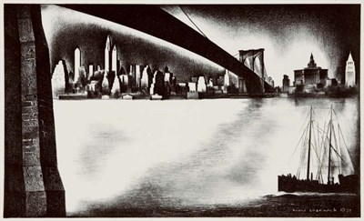 Lot 88 - Louis Lozowick DISTANT MANHATTAN (F. 145)...