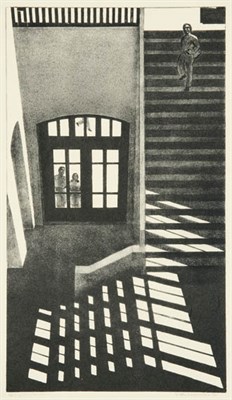 Lot 4294 - Louis Lozowick INTERIOR (F. 299) Lithograph,...
