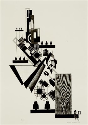 Lot 4293 - Louis Lozowick TEL AND TEL (F. 235) Lithograph,...