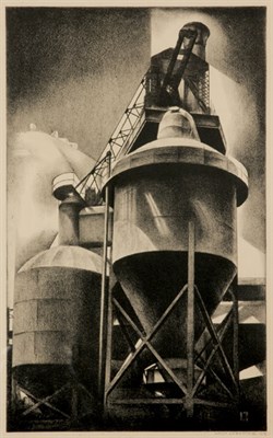 Lot 4291 - Louis Lozowick TANKS NO. 2 (F. 40) Lithograph,...