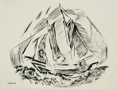 Lot 4299 - John Marin SAILBOAT (ZIGROSSER 155) Etching,...