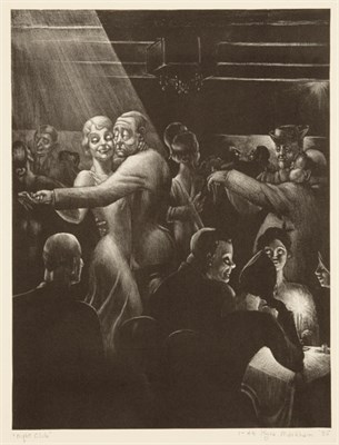 Lot 4302 - Kyra Markham NIGHT CLUB Lithograph, 1935,...