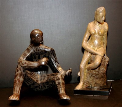 Lot 148 - Two Ceramic Abstract Figures