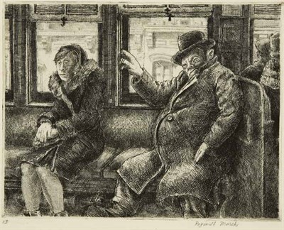 Lot 4310 - Reginald Marsh 2ND AVENUE EL (S. 93) Etching,...