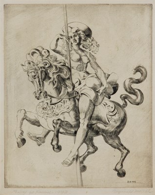 Lot 4317 - Reginald Marsh MERRY GO ROUND (S. 222) Etching,...
