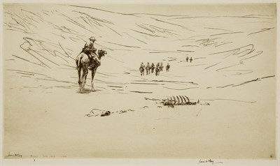 Lot 4319 - James McBey RAS-EL-AIN; THE DESERT SINAI, NO....