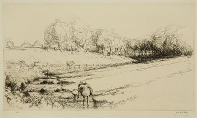Lot 380 - James McBey THE DEAN BRIDGE, EDINBURGH; OLD...