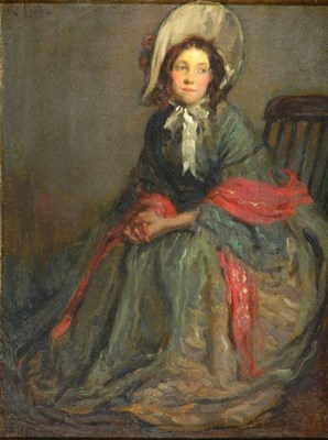 Lot 1193 - Francis Luis Mora 1874-1940 WOMAN WITH A...