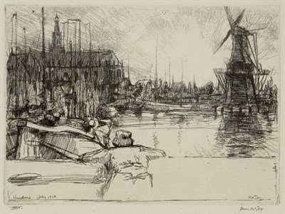 Lot 381 - James McBey HAARLEM; RANSDORP; EARLY MORNING,...