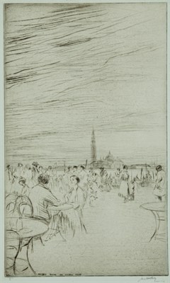 Lot 4324 - James McBey A REGATTA ON THE GRAND CANAL; THE...