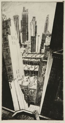 Lot 4327 - William C. McNulty THE WHIRLPOOL Drypoint,...