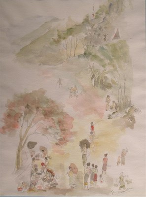 Lot 93 - 20th century THE WINDING PATH Signed...