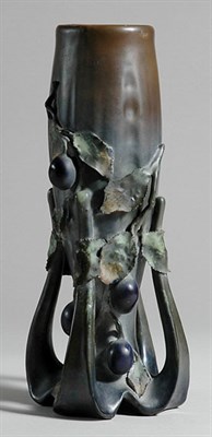 Lot 271 - Amphora Art Nouveau Pottery Vase Of elongated...