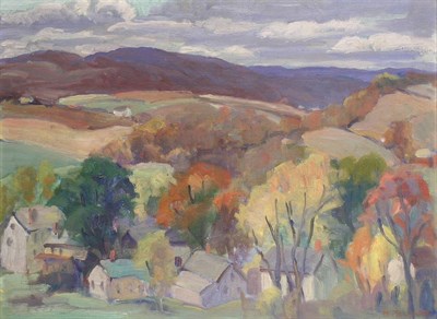 Lot 3015 - Emily Hortense Budell American, b.1884 WINDY...