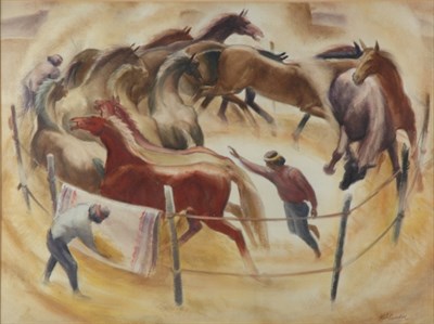 Lot 1222 - Phil Herschel Paradise 1905-1997 INDIANS...