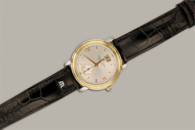 Lot 1125 - Gentleman's Steel and Gold Wristwatch