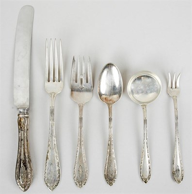 Lot 429 - Dominick & Haff Sterling Silver Flatware...