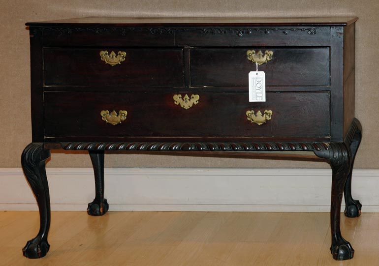 Lot 2181 - George II Mahogany Chest of Drawers The...