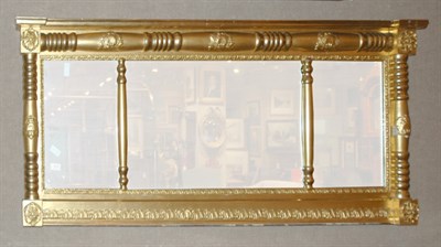 Lot 2184A - Classical Gilt-Wood Overmantel Mirror 19th...