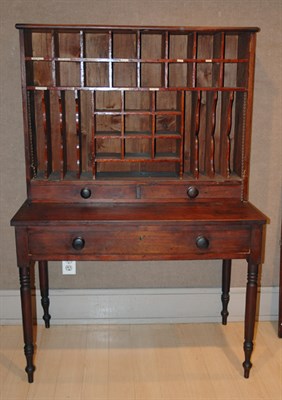 Lot 2261 - Walnut Estate Desk 19th Century The fall front...