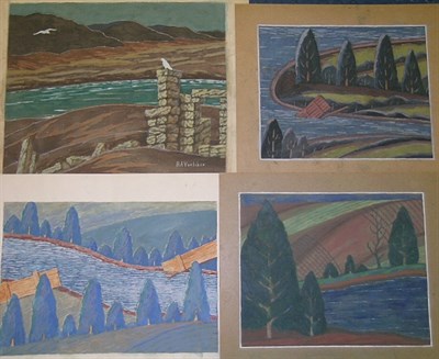 Lot 48 - Rudolph A. Voelcker American, b.1873 RIVER...